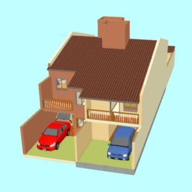 2 Duplex en terreno minimo. Barrio Tres Cerritos